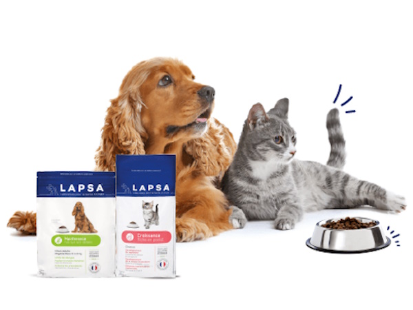 Alimentation premium Lapsa pour chiens et chats